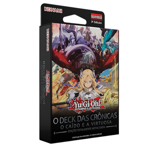 O Deck das Crônicas: O Caído & A Virtuosa (Edição Metalizada) - Yu-Gi-Oh! Card Game