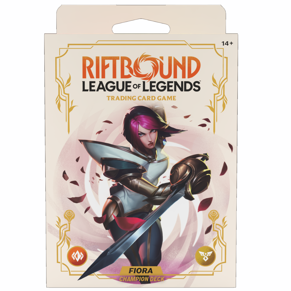 (ING) Champion Deck: Fiora - Spiritforged - Riftbound League of Legends Card Game (01)