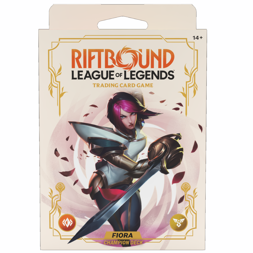 (ING) Champion Deck: Fiora - Spiritforged - Riftbound League of Legends Card Game (01)