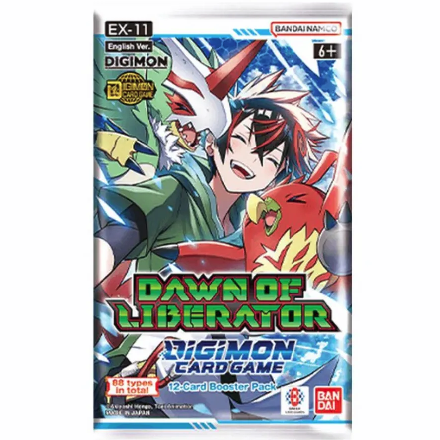 (ING) Booster Avulso (EX-11 Dawn of Liberator) - Digimon Card Game