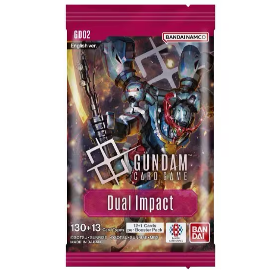 (ING) Single Booster (GD02) Dual Impact - Gundam Card Game