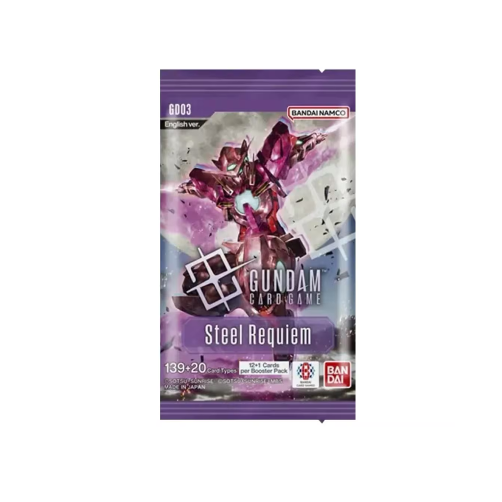 (ING) Single Booster (GD03) Steel Requiem - Gundam Card Game