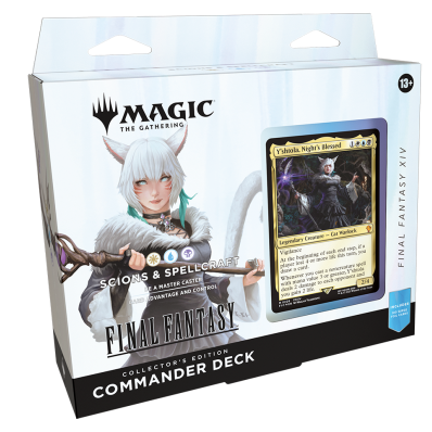 (ING) Commander Deck - Collector's Edition - Final Fantasy (Scions and Spellcraft) - (WUB) Magic Mtg (12)