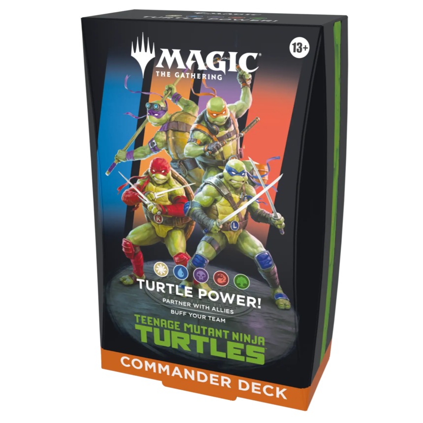 (ING) Commander Deck - Teenage Mutant Ninja Turtles (WUBRG) - Magic Mtg (02)