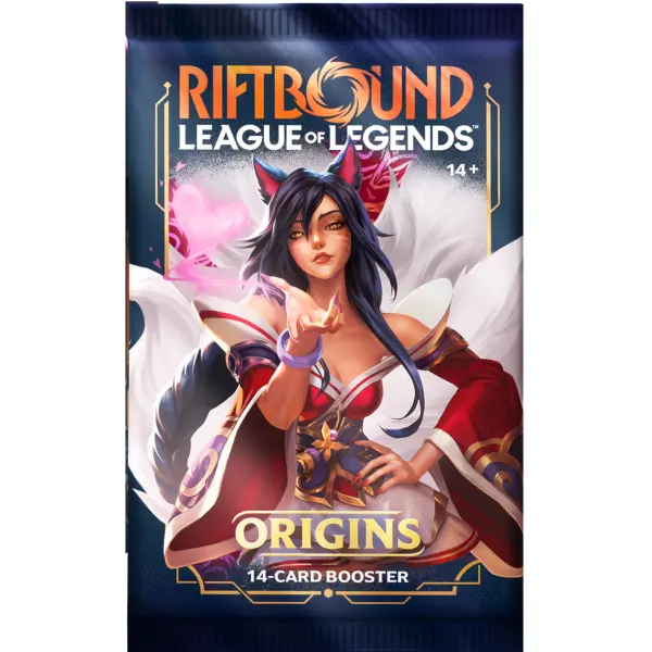 Cópia de (ING) Single booster - Origins - Riftbound League of Legends Tcg