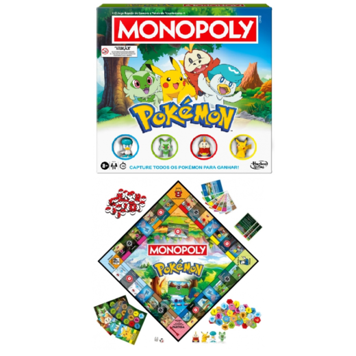 Jogo de Tabuleiro Monopoly Pokémon