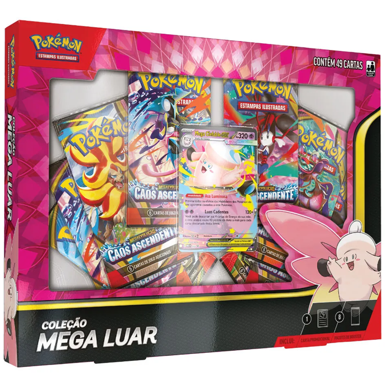 Box Coleção Mega Luar (Mega Clefable Ex) - Pokémon Tcg (29)