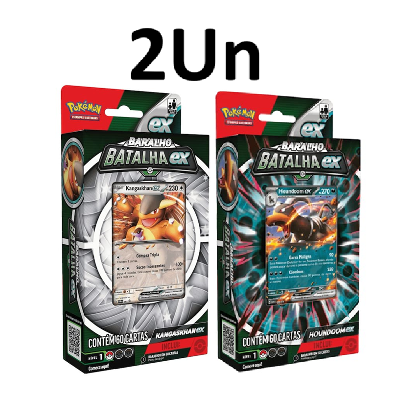 Kit 2un Deck Baralho de Batalha Ex (20% Off)