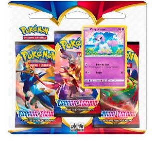 Blister Triplo (Espada & Escudo 1) - (Ponyta de Galar) - Pokémon Tcg