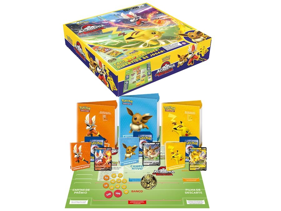 Box Academia de Batalha (Cinderace-V, Pikachu-V e Eevee-V) - Pokémon Tcg (22)