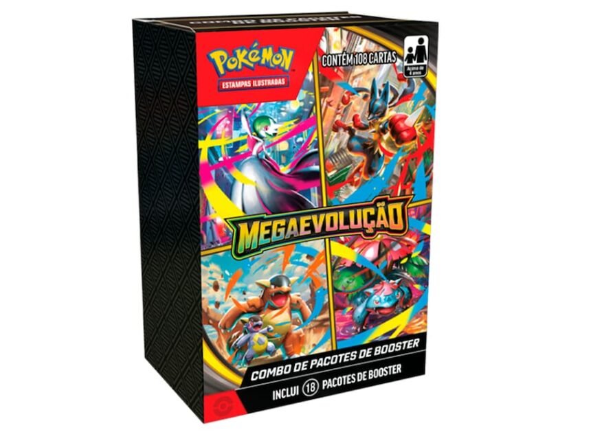 Mini Box c/18x Booster - Megaevolução - Pokémon Tcg