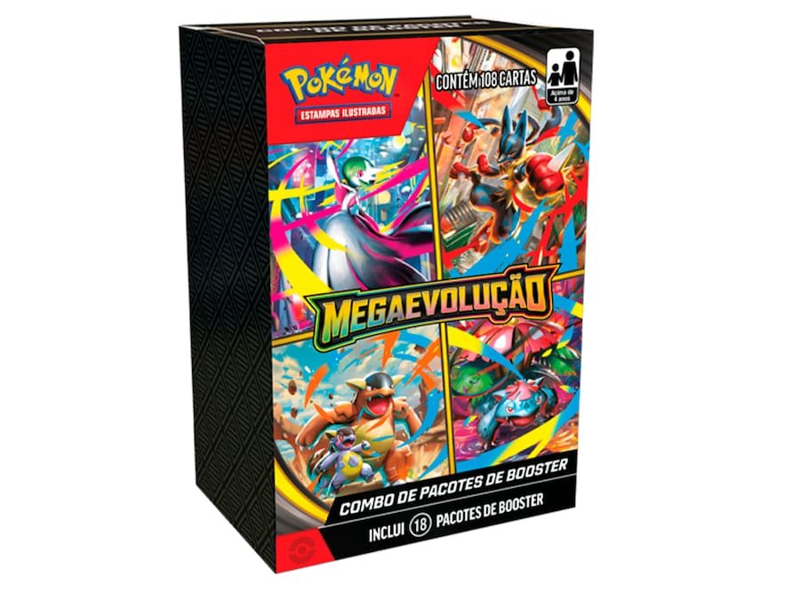 Mini Box c/18x Booster - Megaevolução - Pokémon Tcg