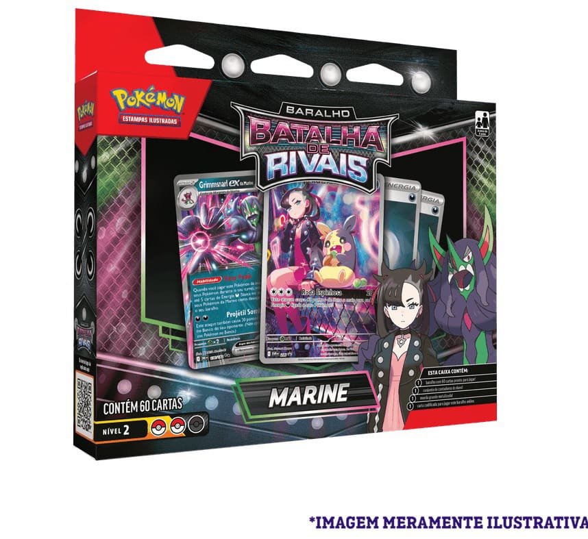 Deck Baralho - Batalha de Rivais (Marine) - Pokémon Tcg (25)