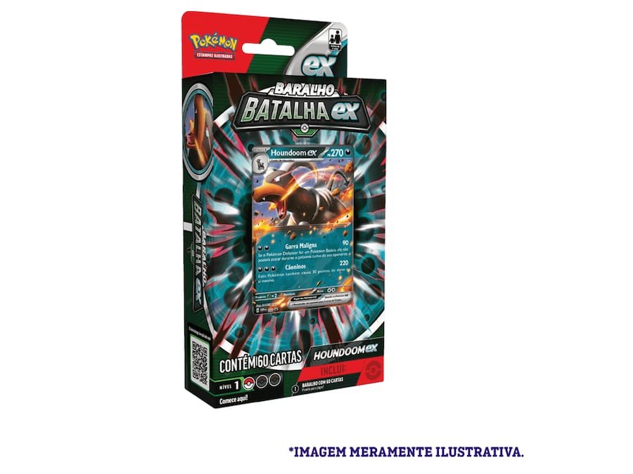 Deck Baralho Batalha Ex (Houndoom Ex) - Pokémon Tcg (04)