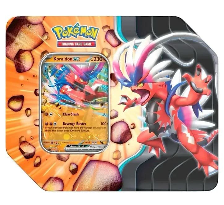 (Ing) Azure Legends Tin (S&V) - Lata Koraidon Ex - Pokémon Tcg (17)