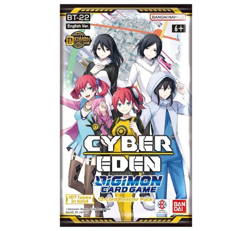 (ING) Booster Avulso (BT-22 Cyber Eden) - Digimon Card Game