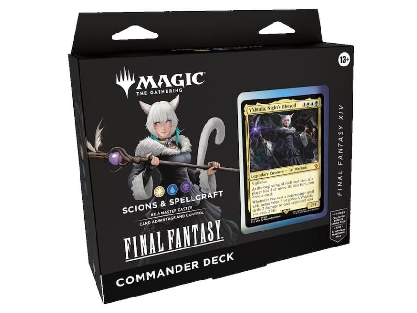 (ING) Commander Deck- Final Fantasy (Scions Spellcraft) - (W.U.B) Magic Mtg(08)