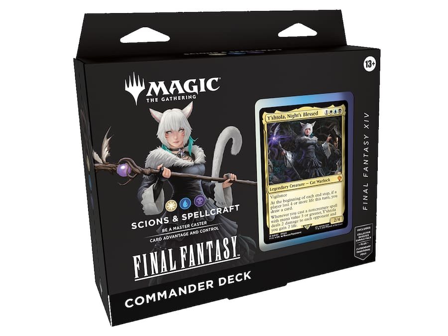 (ING) Commander Deck- Final Fantasy (Scions Spellcraft) - (W.U.B) Magic Mtg(08)