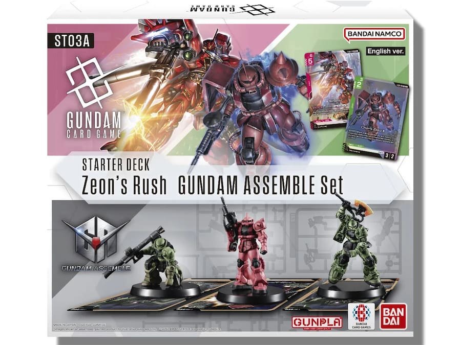 (ING) Starter Deck - ST03A - Zeon's Rush Assemble Set - Gundam Card Game
