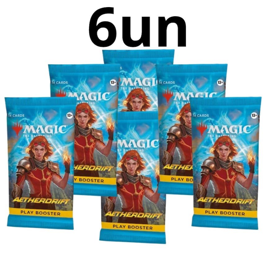 (ING) Kit 6un Play Booster (Aetherdrift) Magic Mtg - 5% Off