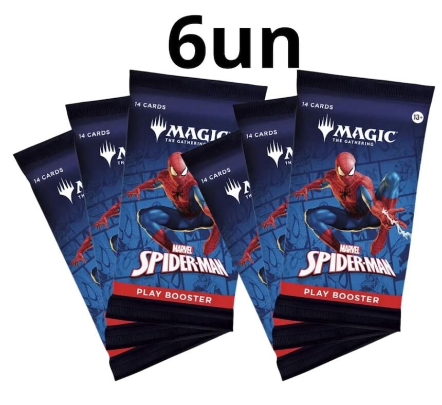 (ING) Kit 6un Play Booster (Spider-Man) Magic Mtg - 10% Off