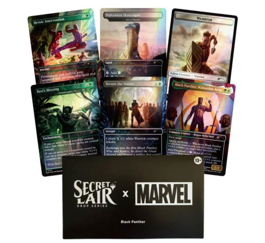 (ING) Secret Lair - Marvel Black Panther (Foil Edition) - Magic Mtg (010)