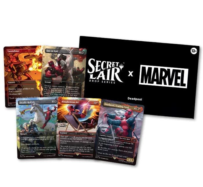 (ING) Secret Lair - Marvel Deadpool - Magic Mtg (005)