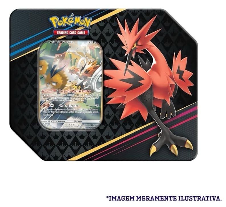 Lata Zapdos de Galar - Pokémon Tcg (15)