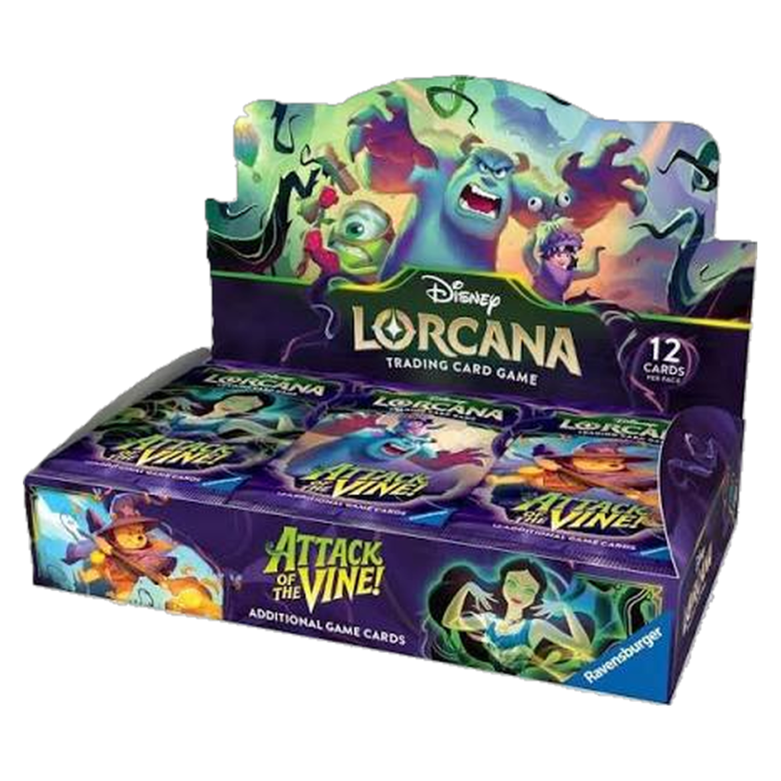 (ING) Booster Box (Caixa Lacrada) (ATTACK OF THE VINE!) – Disney Lorcana Tcg