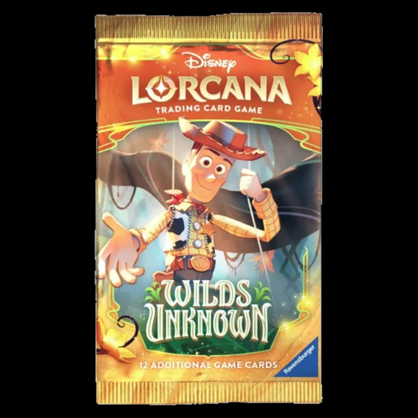 (ING) Booster Avulso - Wilds Unknown (Set 12) - Disney Lorcana Tcg