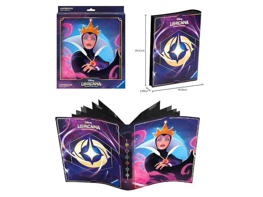 Lorebook (Card Portfolio) Rainha Má - Disney Lorcana Tcg (10)
